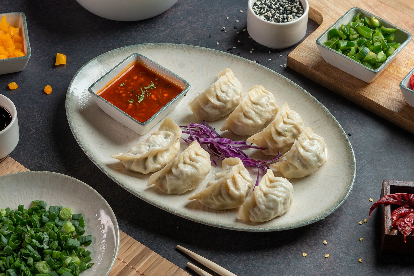 Chicken Momos (6 pcs)
